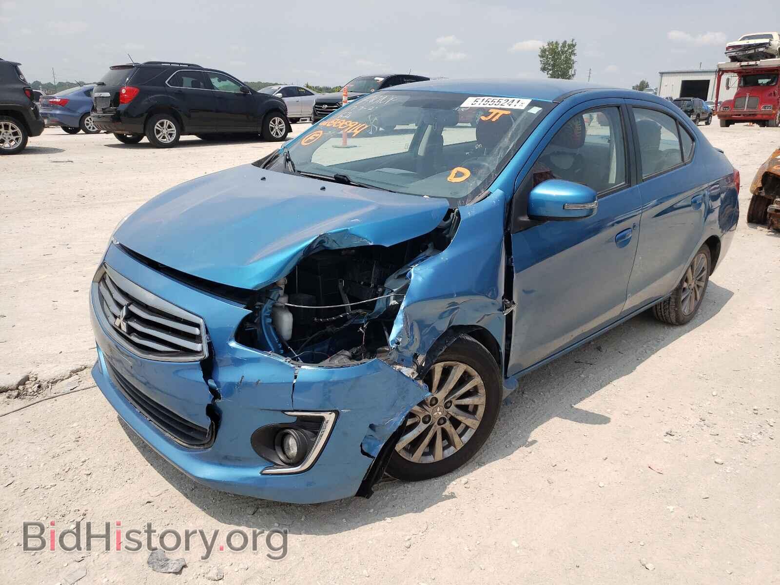 2017 MITSUBISHI MIRAGE - VIN: ML32F4FJ3HH000914 - Фото 2