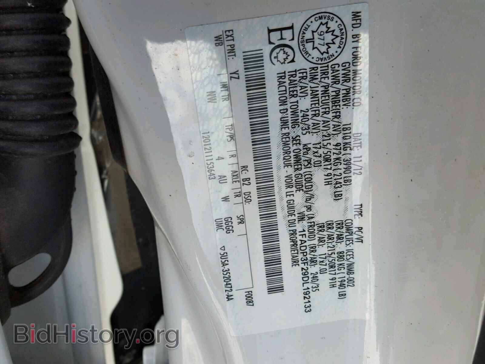 2013 FORD FOCUS - VIN: 1FADP3F29DL192133 - Photo 10