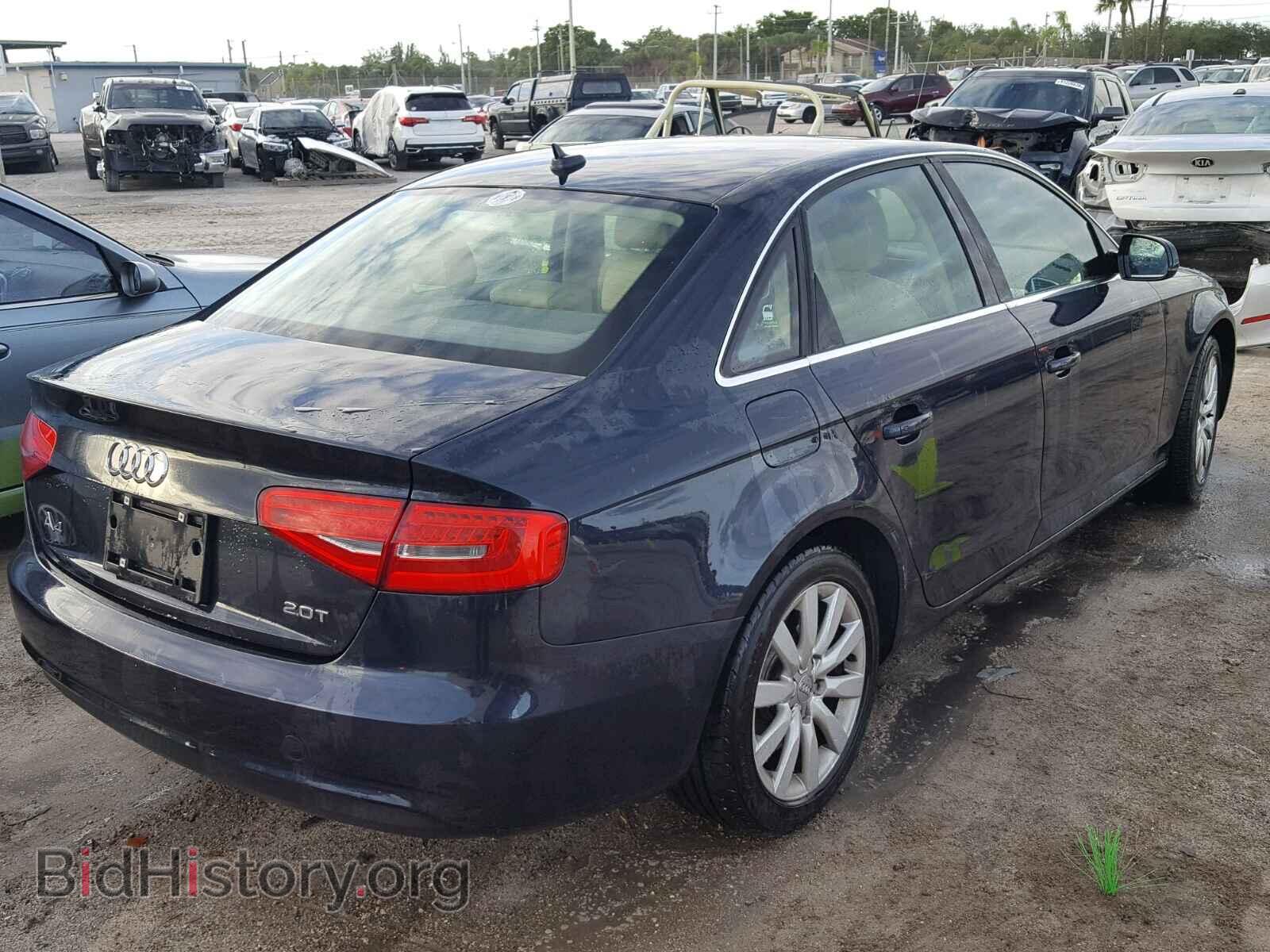 2013 AUDI A4 - VIN: WAUAFAFL3DA054769 - Фото 4