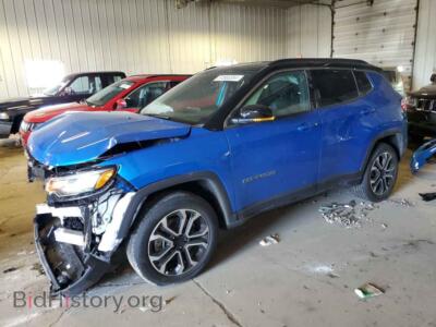 2024 Jeep COMPASS Limited, синий — VIN 3C4NJDCN4RT583366, Copart