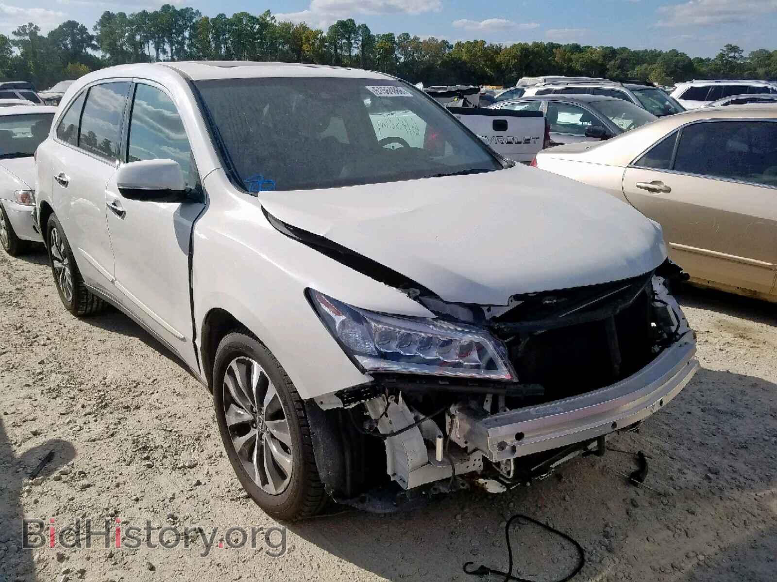 Фотография 5FRYD4H41GB041396 - ACURA MDX 2016