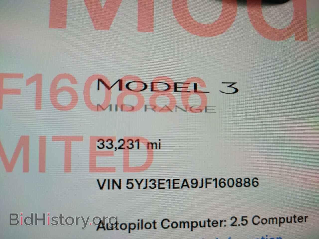 2018 TESLA MODEL 3 - VIN: 5YJ3E1EA9JF160886 - Фото 8