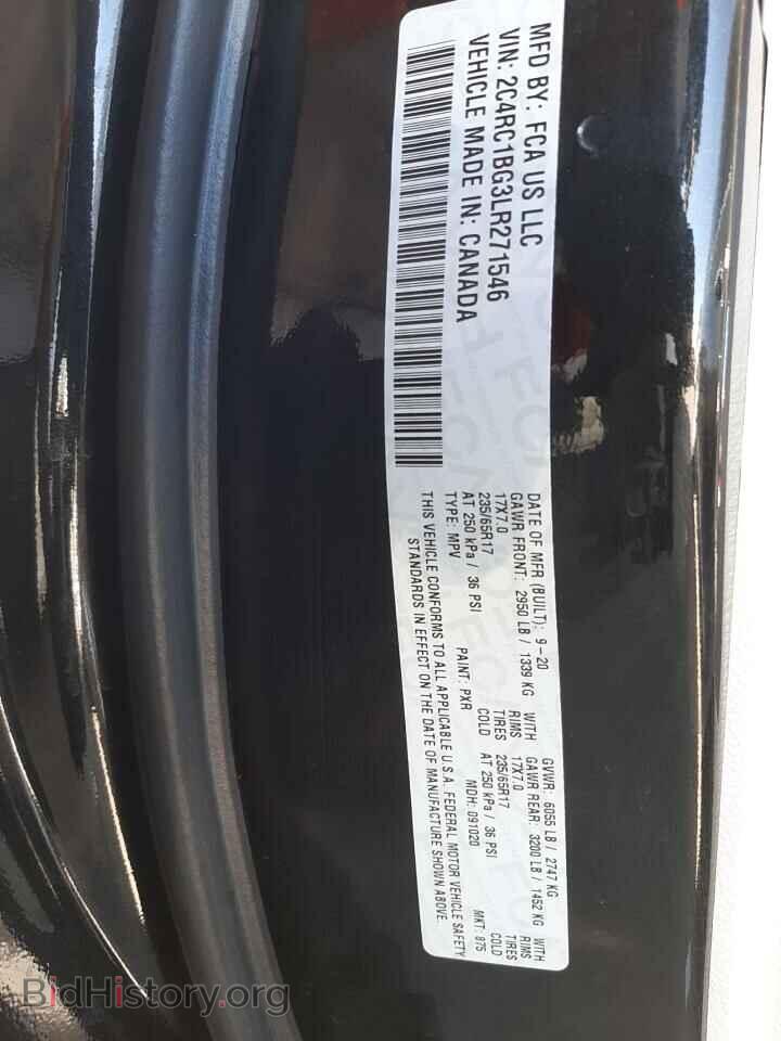2020 CHRYSLER PACIFICA - VIN: 2C4RC1BG3LR271546 - Photo 10