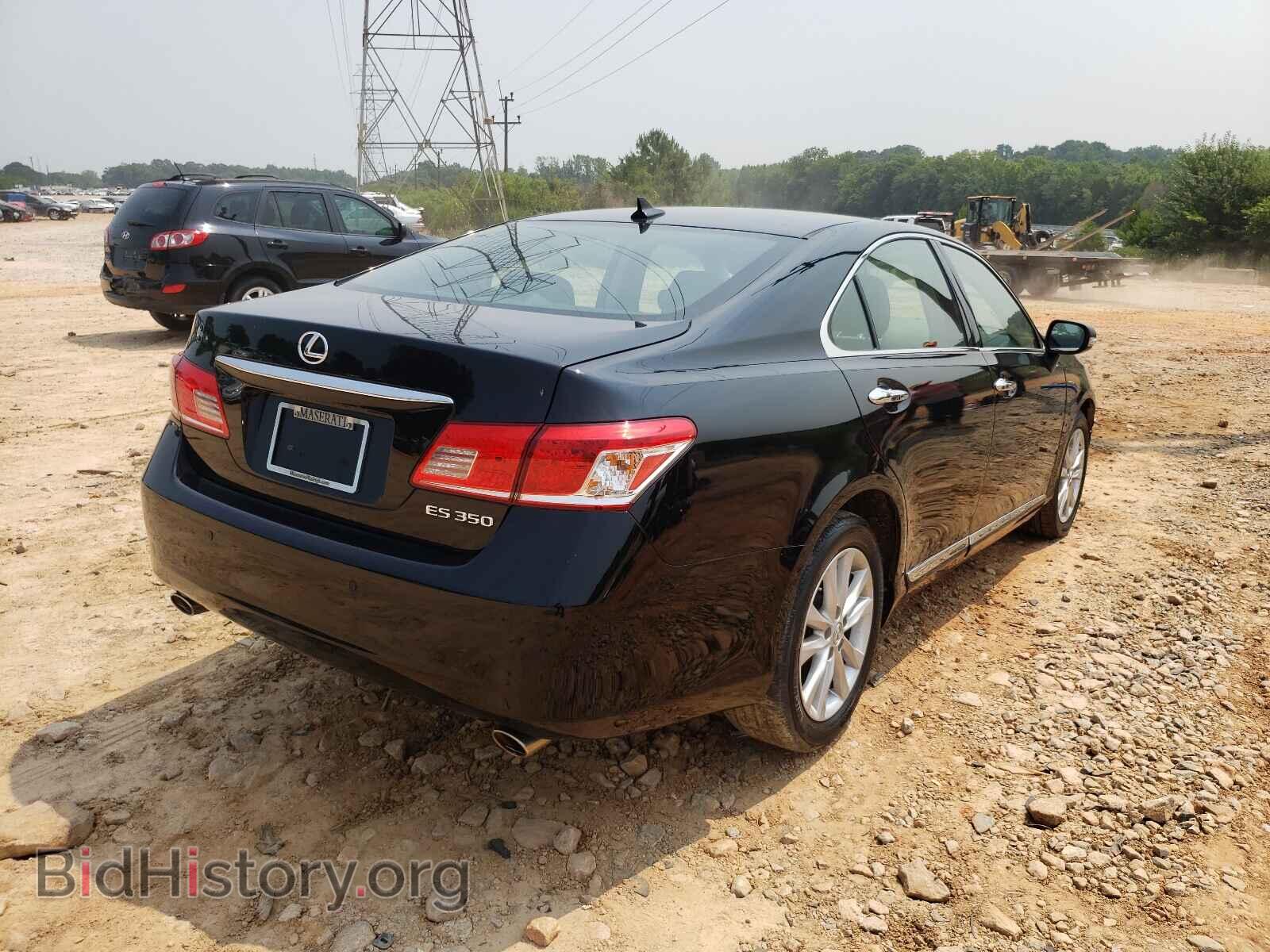 2011 LEXUS ES350 - VIN: JTHBK1EG4B2455194 - Фото 4
