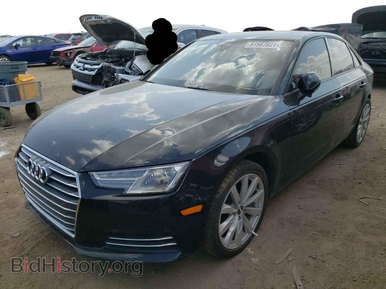 2017 AUDI A4 - VIN: WAUANAF40HN025501 - Фото 2