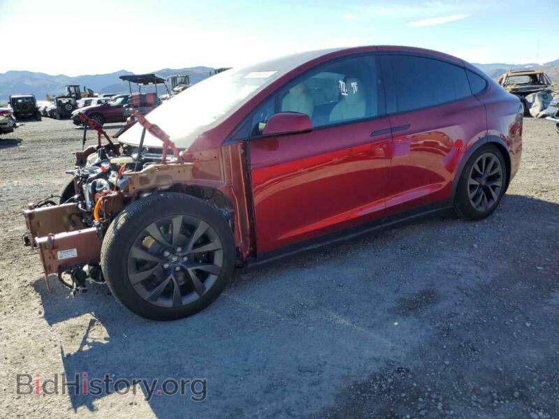 2023 Tesla MODEL X (VIN 7SAXCDE56PF427151) — фото 1 из 12, Copart, повреждение: передняя часть