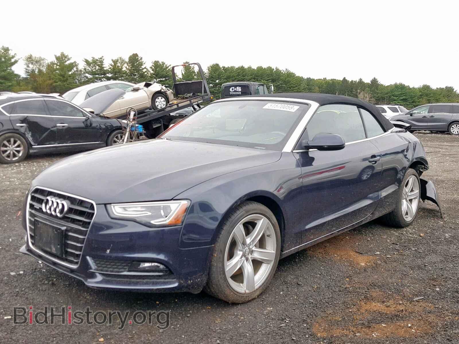 2013 AUDI A5 PREMIUM - VIN: WAULFAFH6DN016465 - Photo 2
