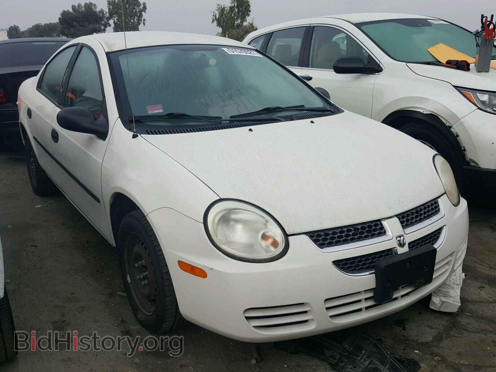 Фотография 1B3ES26C04D557830 - DODGE NEON 2004