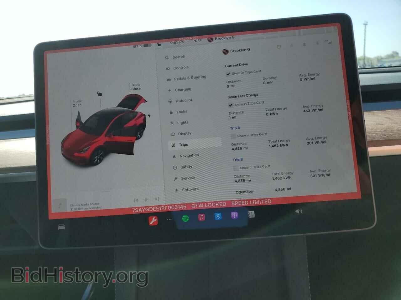 2024 TESLA MODEL Y - VIN: 7SAYGDEE1RF003145 - Фото 9