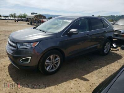 2017 Ford EDGE SEL, charcoal — VIN 2FMPK3J99HBB57409, Copart