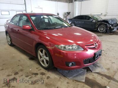 2006 Mazda 6 6 I, maroon — VIN 1YVHP80C365M32434, Copart