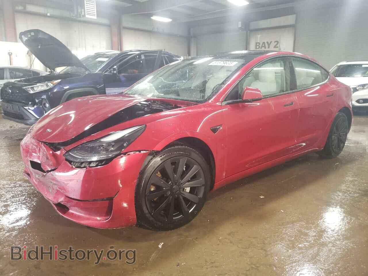 Photo 5YJ3E1EB9MF046321 - TESLA MODEL 3 2021