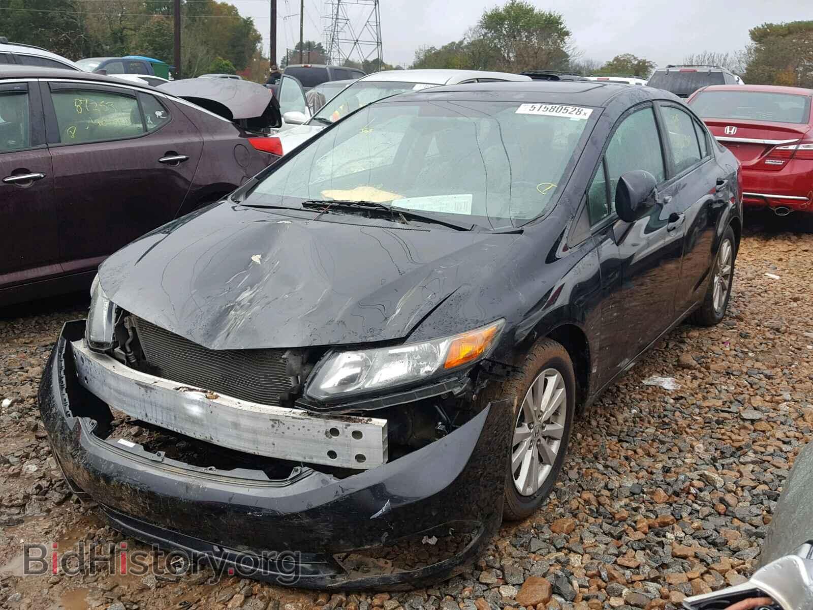 2012 HONDA CIVIC - VIN: 2HGFB2F97CH592763 - Фото 2