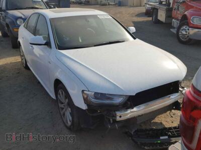2014 Audi A4 A4 Premium, белый — VIN WAUBFAFL3EA076356, Copart