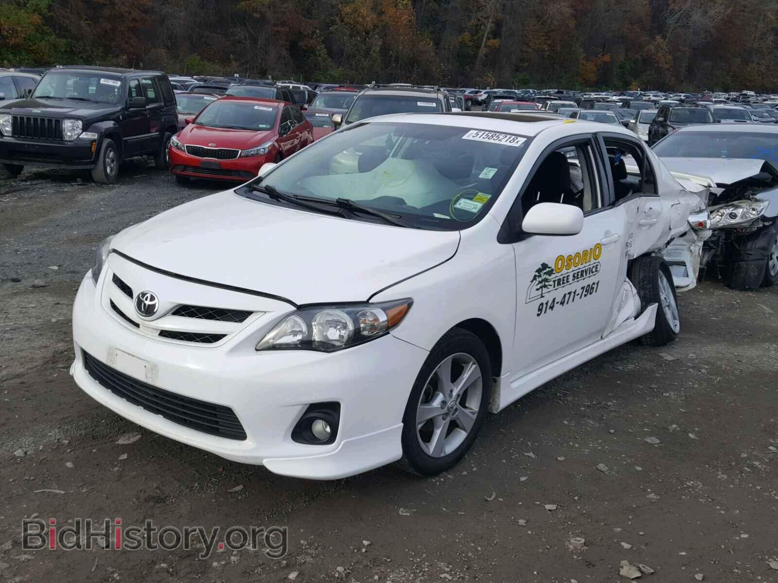 2012 TOYOTA COROLLA BA - VIN: 2T1BU4EE0CC895301 - Фото 2
