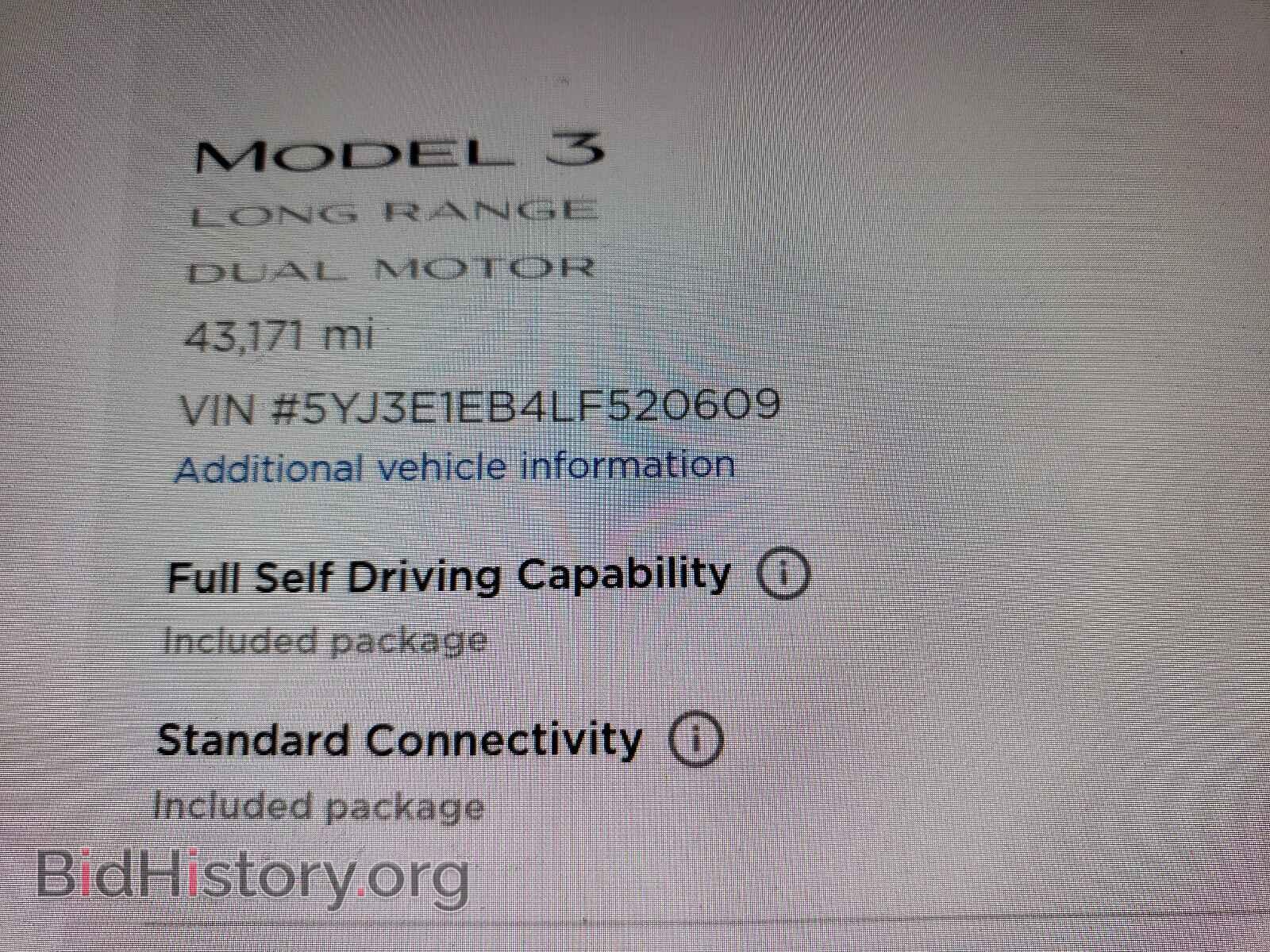 2020 TESLA MODEL 3 - VIN: 5YJ3E1EB4LF520609 - Фото 8