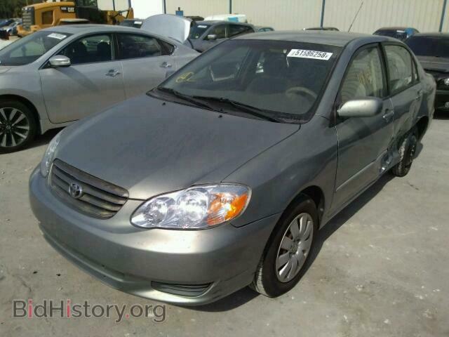2003 TOYOTA COROLLA - VIN: 2T1BR32E43C083600 - Фото 2