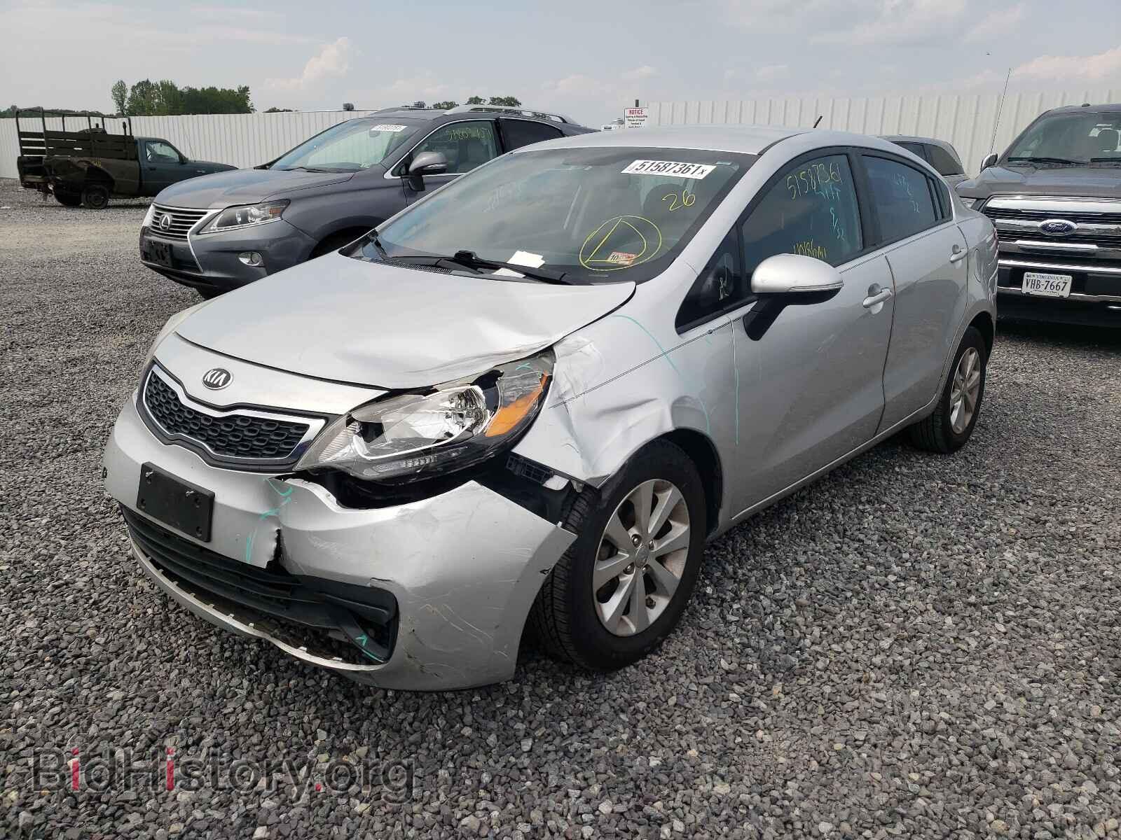 2013 KIA RIO - VIN: KNADN4A33D6224947 - Фото 2