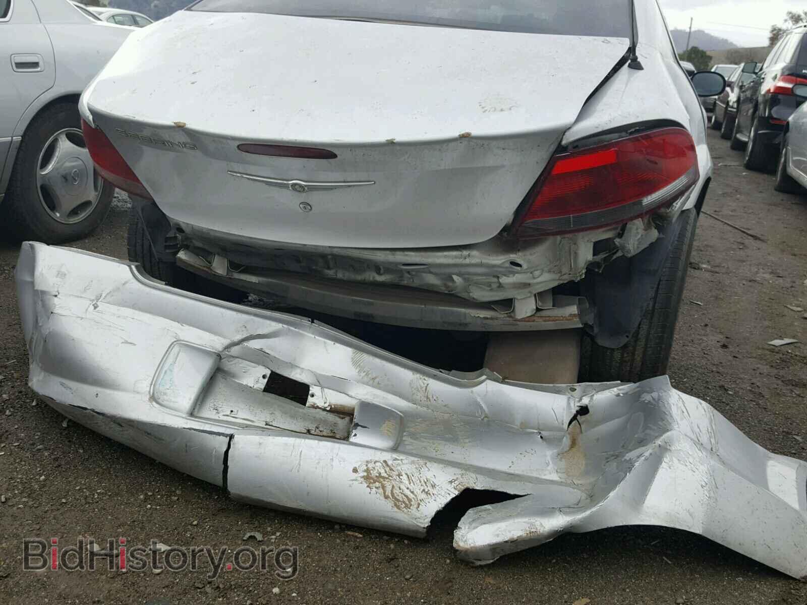 2004 CHRYSLER SEBRING - VIN: 1C3EL46R34N416552 - Фото 9