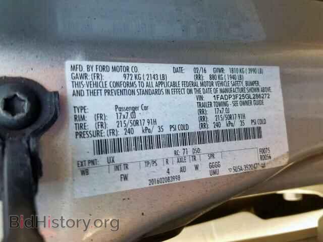 2016 FORD FOCUS SE - VIN: 1FADP3F25GL286272 - Фото 10