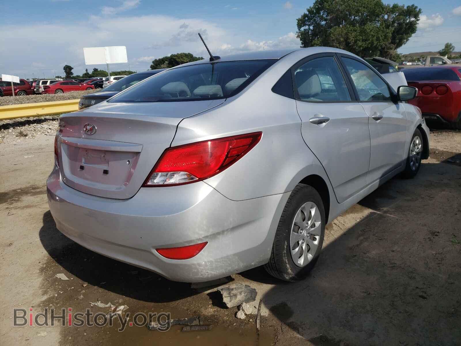 2017 HYUNDAI ACCENT - VIN: KMHCT4AEXHU243563 - Фото 4