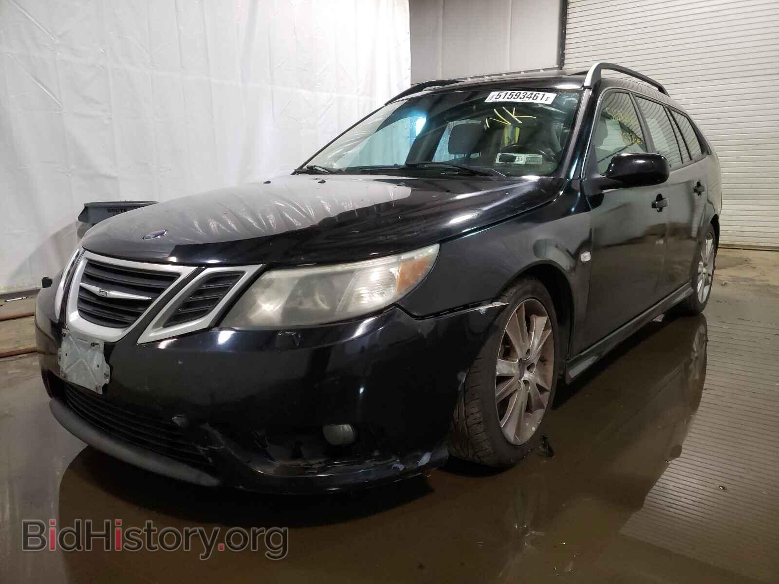 2008 SAAB 9 3 - VIN: YS3FH51U281117417 - Фото 2