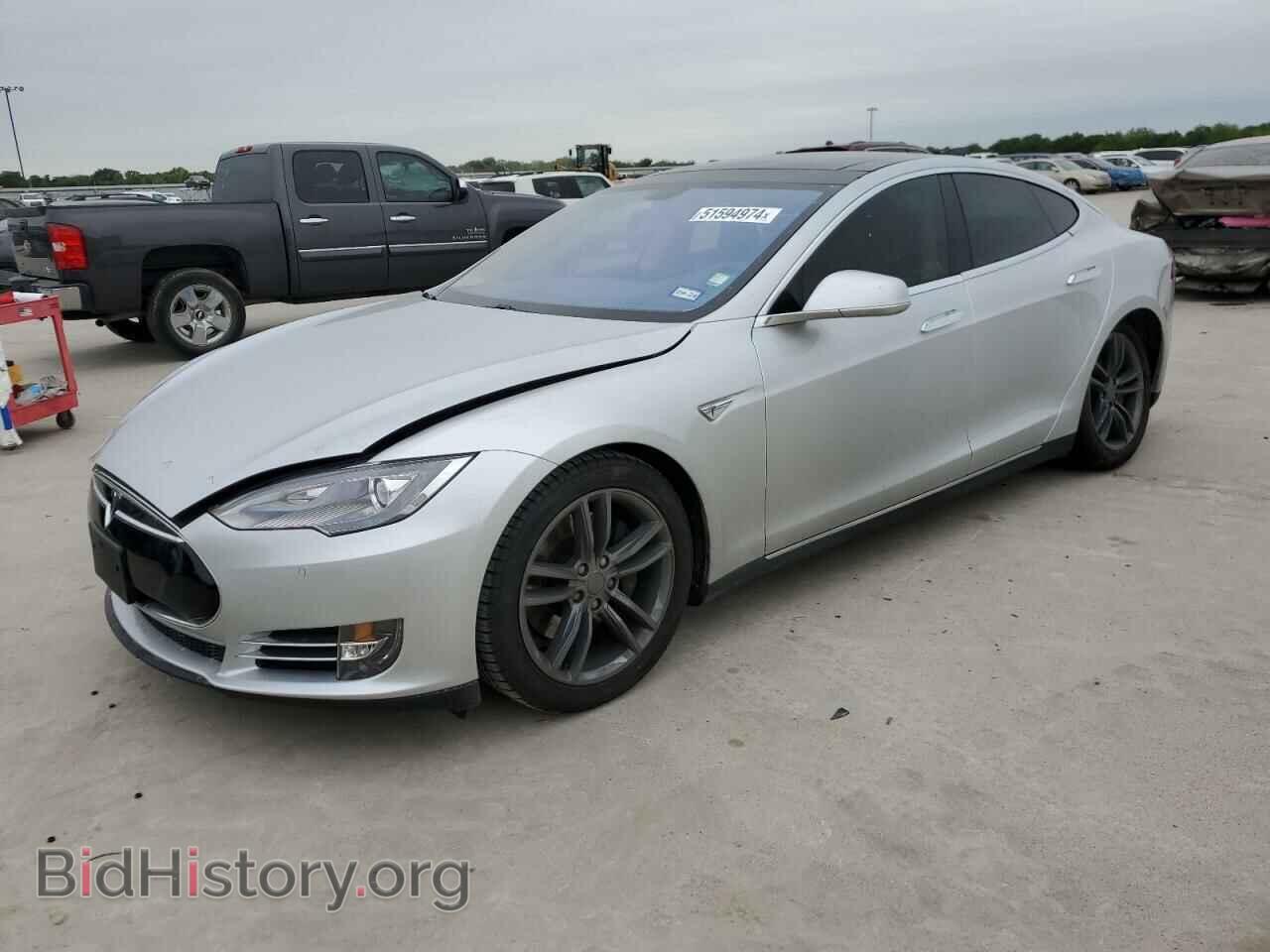 Фотография 5YJSA1S14EFP32237 - TESLA MODEL S 2014