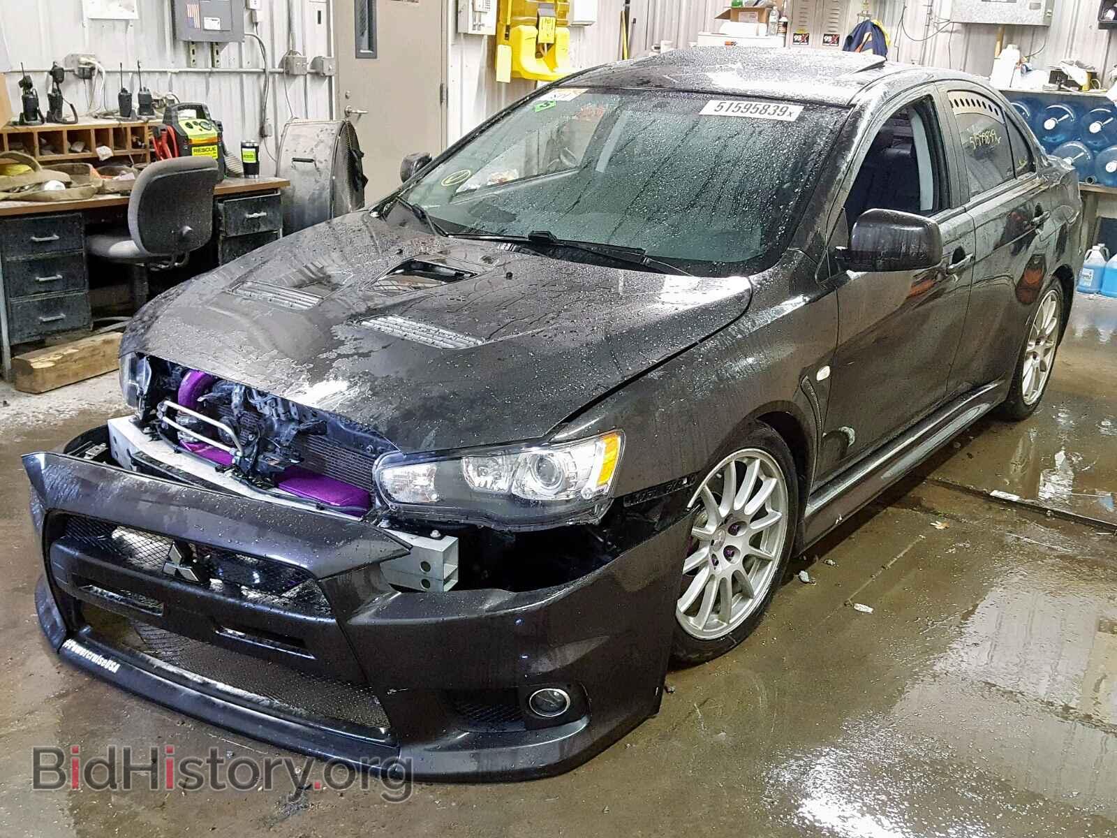 2014 MITSUBISHI EVO - VIN: JA32W8FV0EU020563 - Фото 2