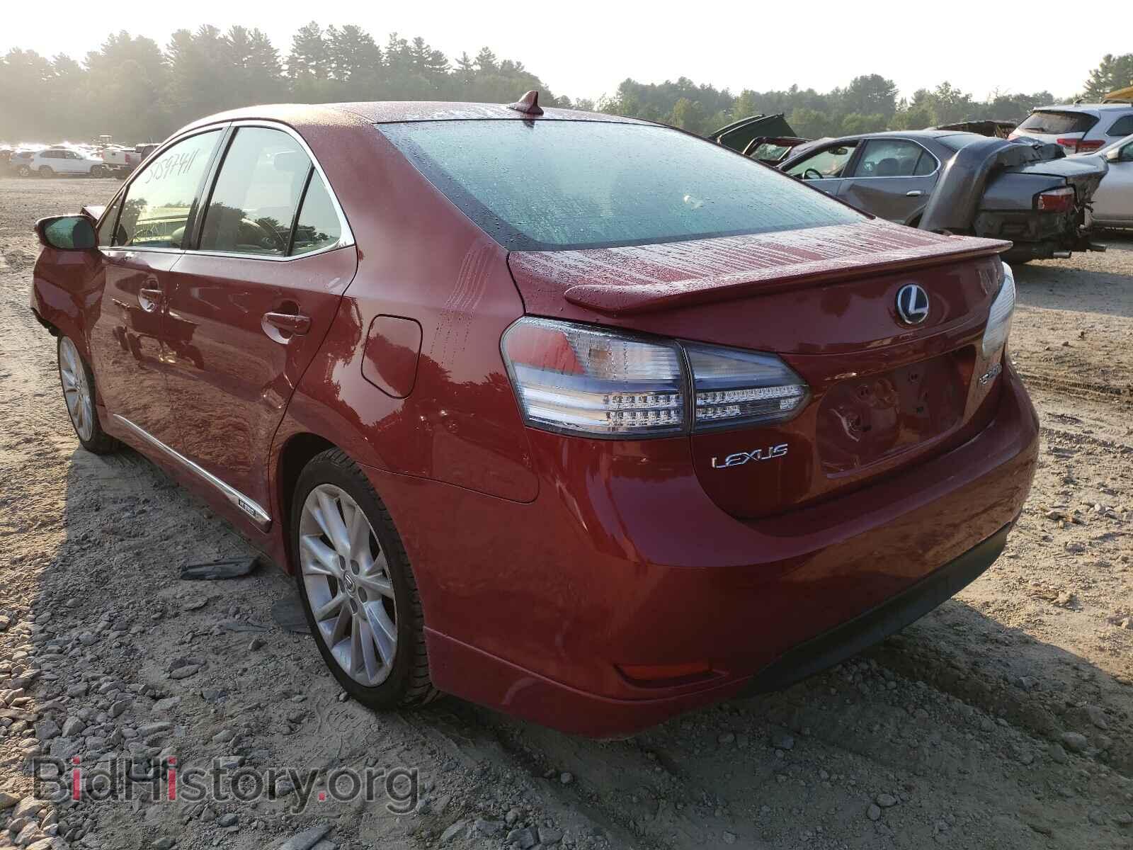 2010 LEXUS HS - VIN: JTHBB1BA8A2013016 - Photo 3