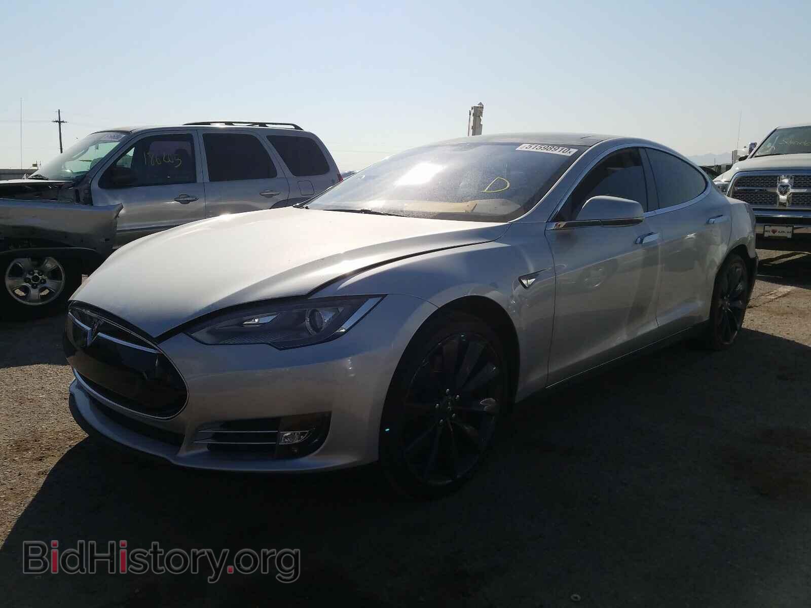 2012 TESLA MODEL S - VIN: 5YJSA1CP8CFP03131 - Фото 2