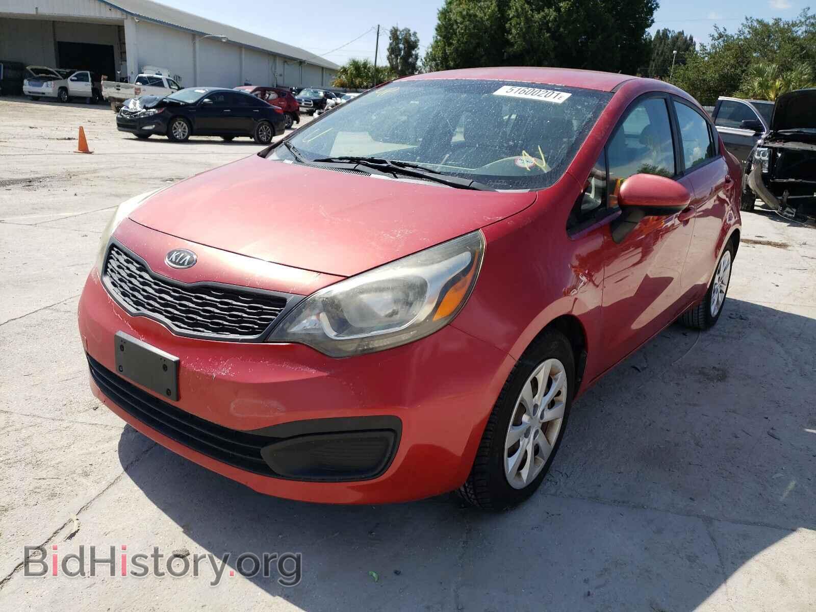 2012 KIA RIO - VIN: KNADM4A33C6058656 - Фото 2