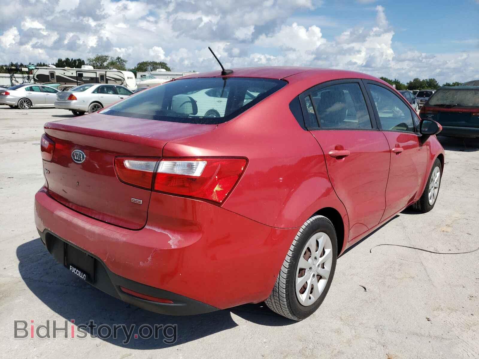 2012 KIA RIO - VIN: KNADM4A33C6058656 - Фото 4