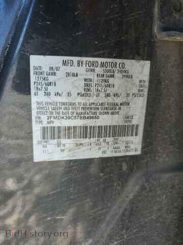 2007 FORD EDGE - VIN: 2FMDK39C57BB49650 - Photo 12