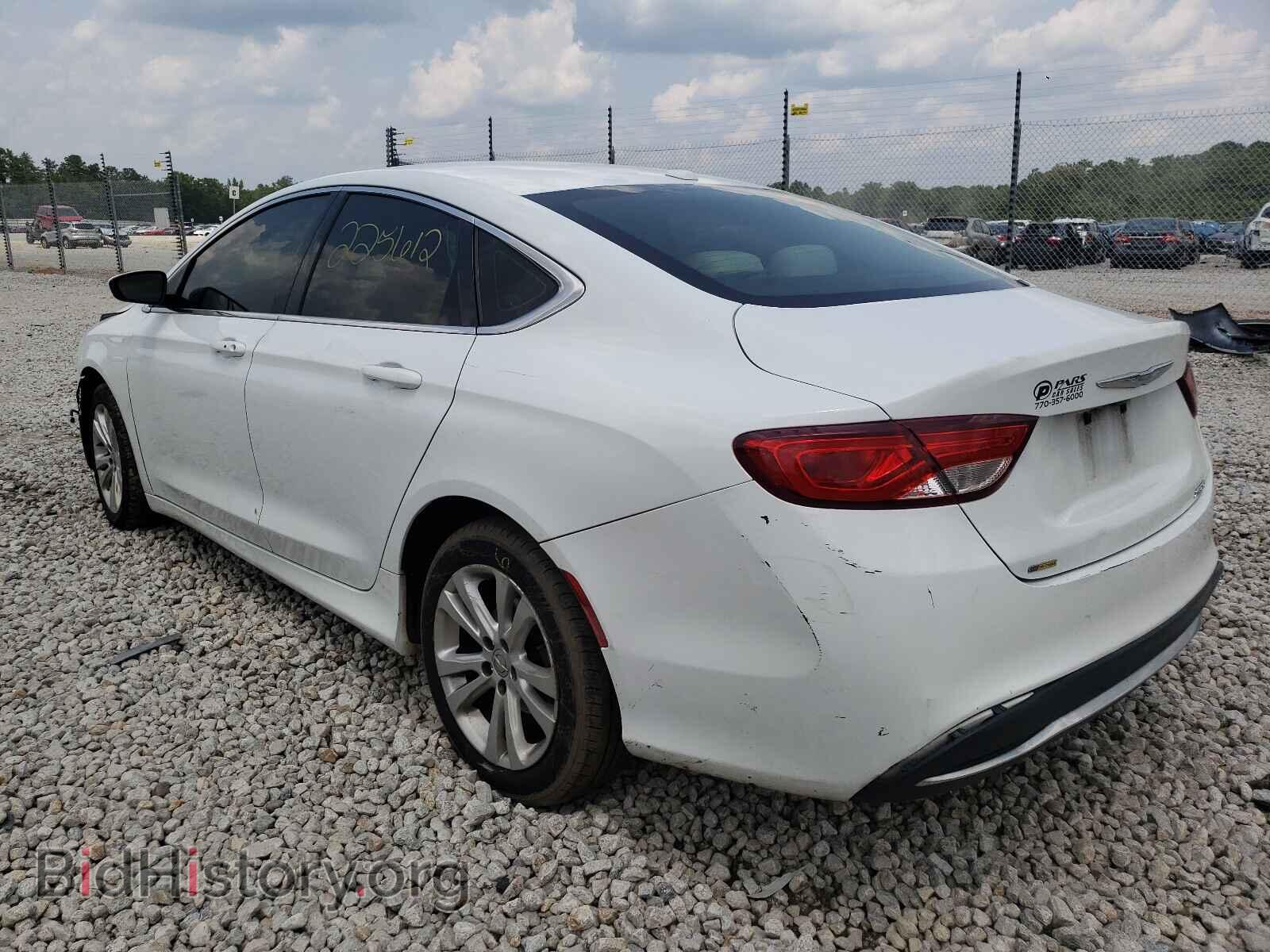2015 CHRYSLER 200 - VIN: 1C3CCCABXFN591055 - Фото 3