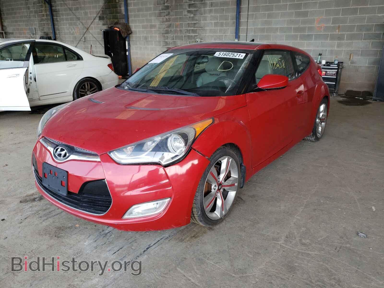 2012 HYUNDAI VELOSTER - VIN: KMHTC6AD0CU077601 - Фото 2