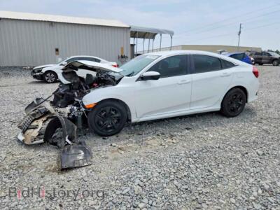 2019 Honda CIVIC LX, белый — VIN 2HGFC2F69KH575285, Copart