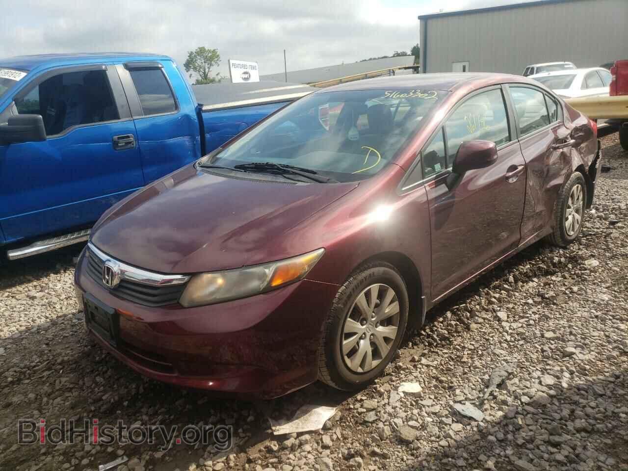 2012 HONDA CIVIC - VIN: 19XFB2F50CE065705 - Фото 2