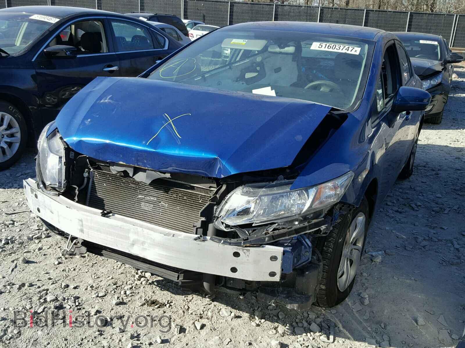 2014 HONDA CIVIC - VIN: 19XFB2E5XEE017276 - Фото 2