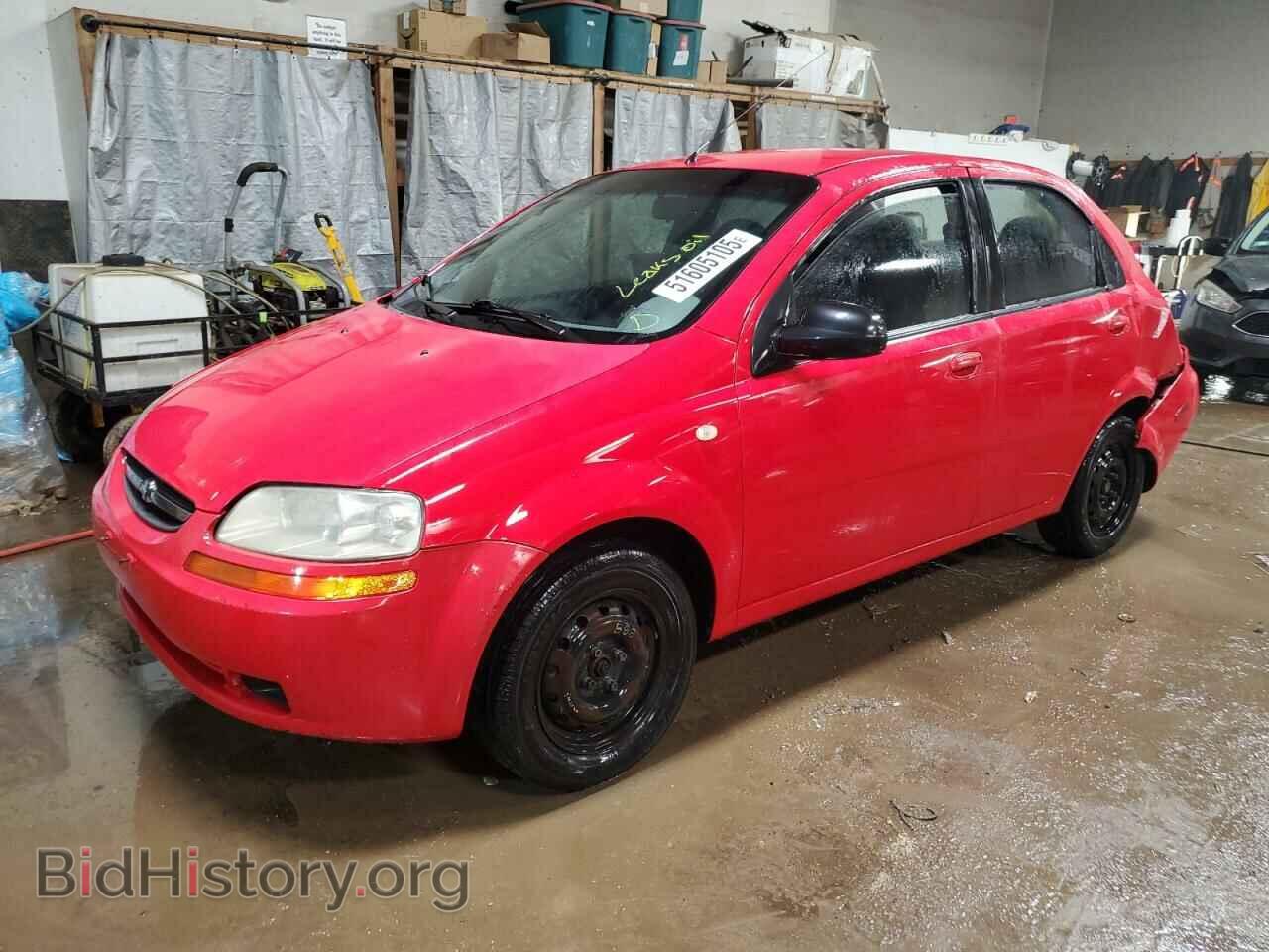 Photo KL1TD52665B299013 - CHEVROLET AVEO 2005