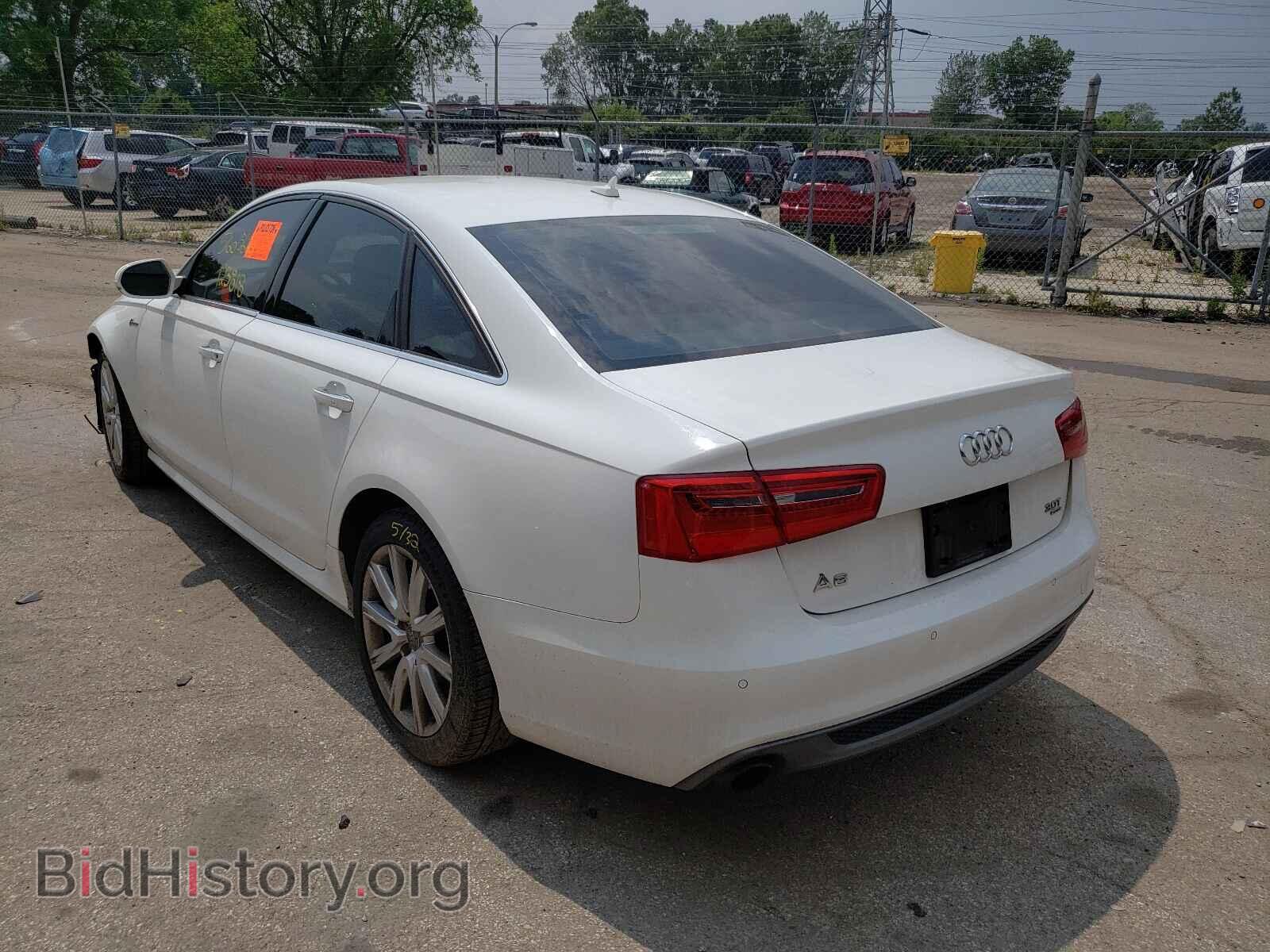 2013 AUDI A6 - VIN: WAUHGAFC2DN055433 - Фото 3