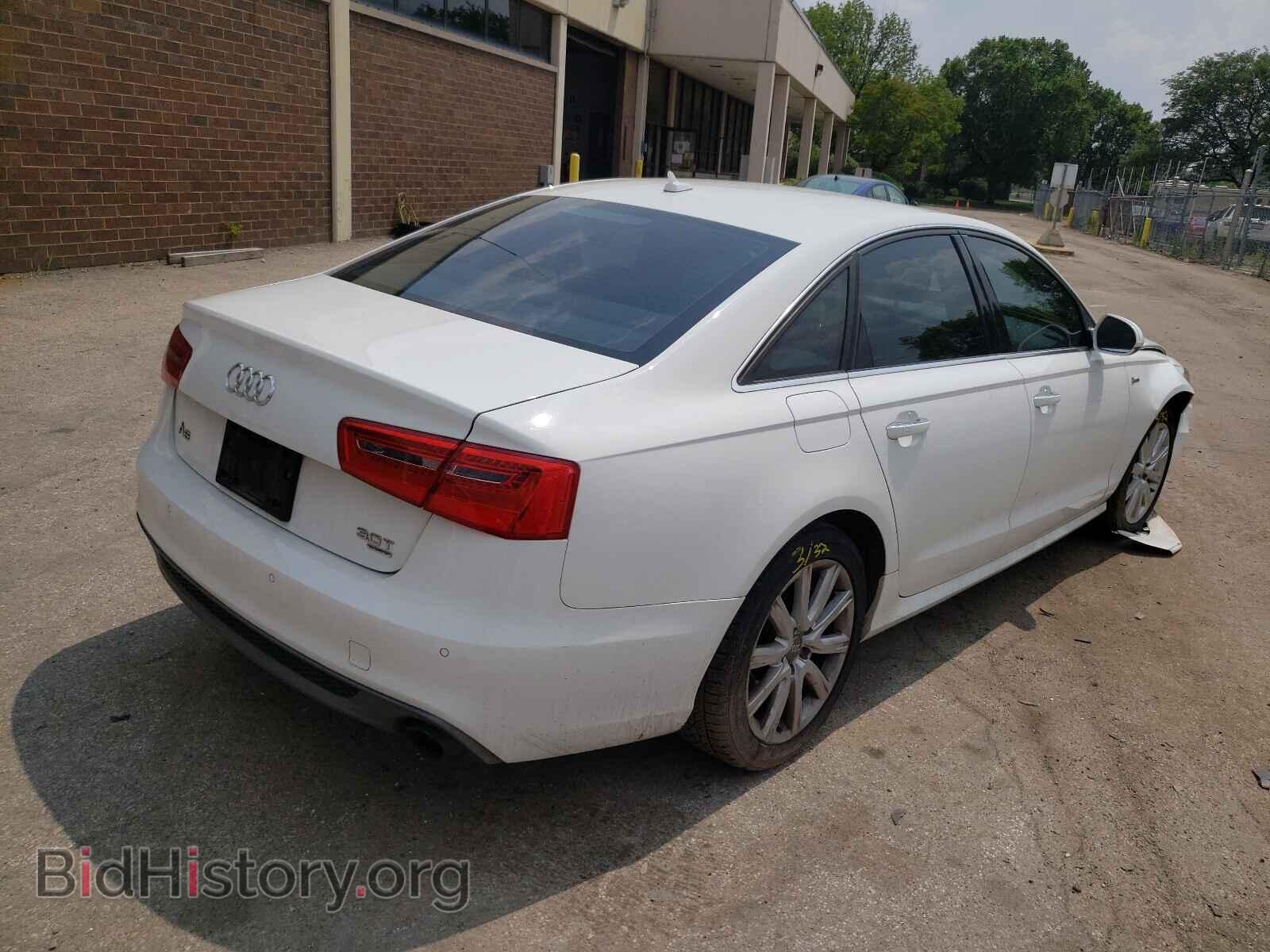 2013 AUDI A6 - VIN: WAUHGAFC2DN055433 - Фото 4