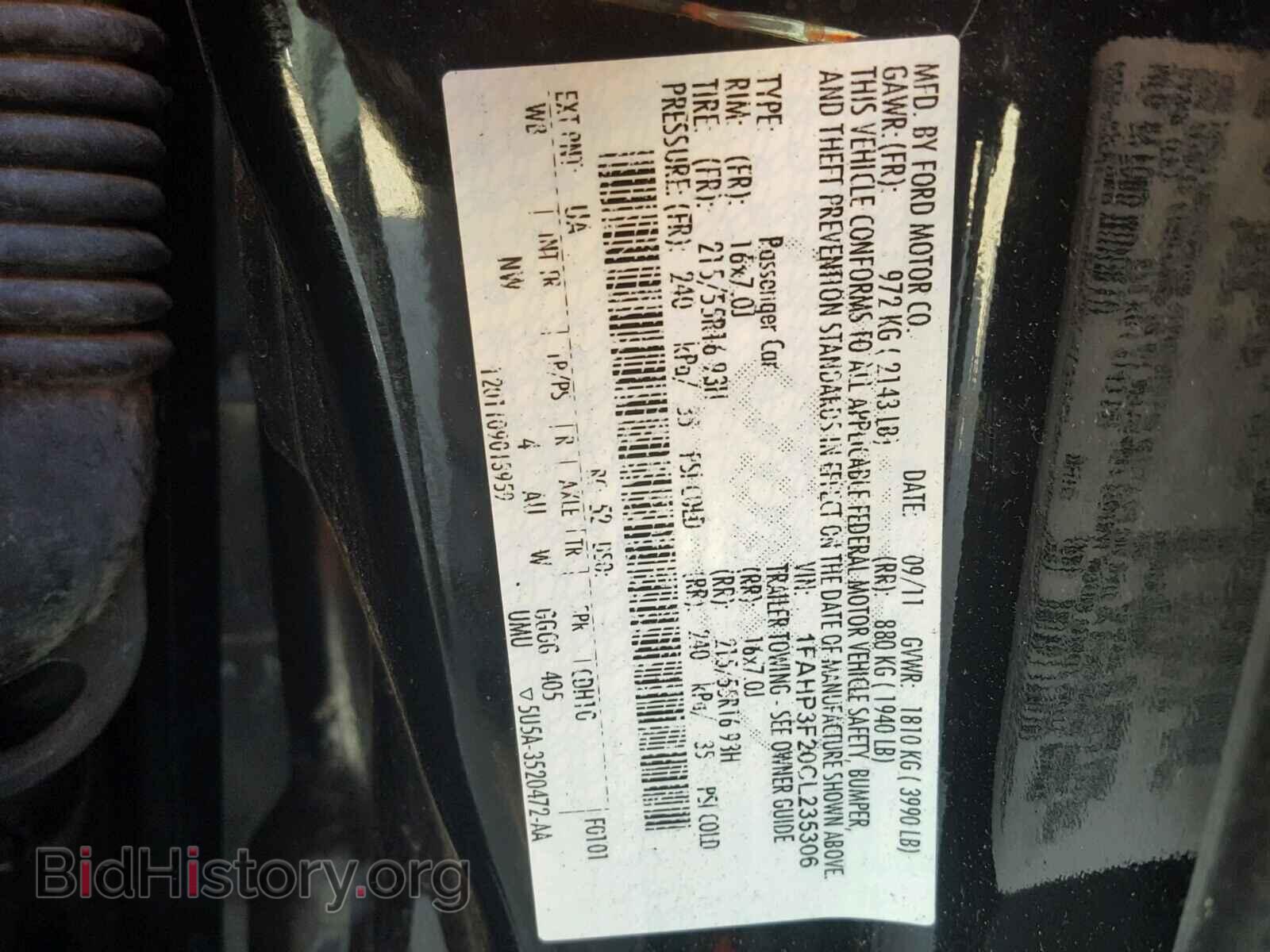 2012 FORD FOCUS - VIN: 1FAHP3F20CL235306 - Photo 10