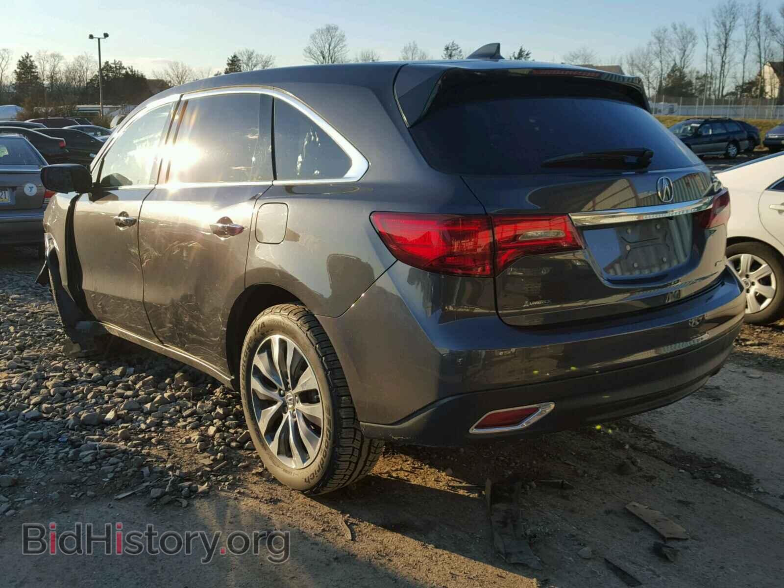 2014 ACURA MDX - VIN: 5FRYD4H69EB042357 - Фото 3