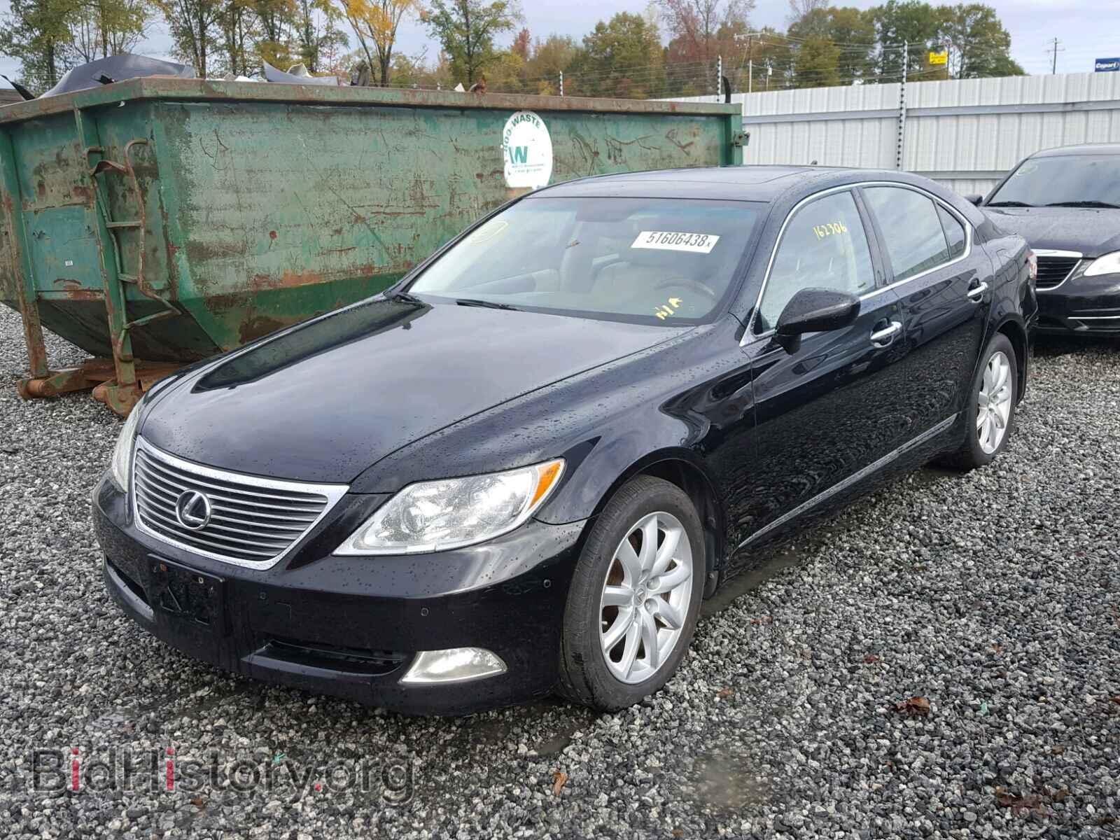 2008 LEXUS LS460 - VIN: JTHBL46F085058769 - Фото 2