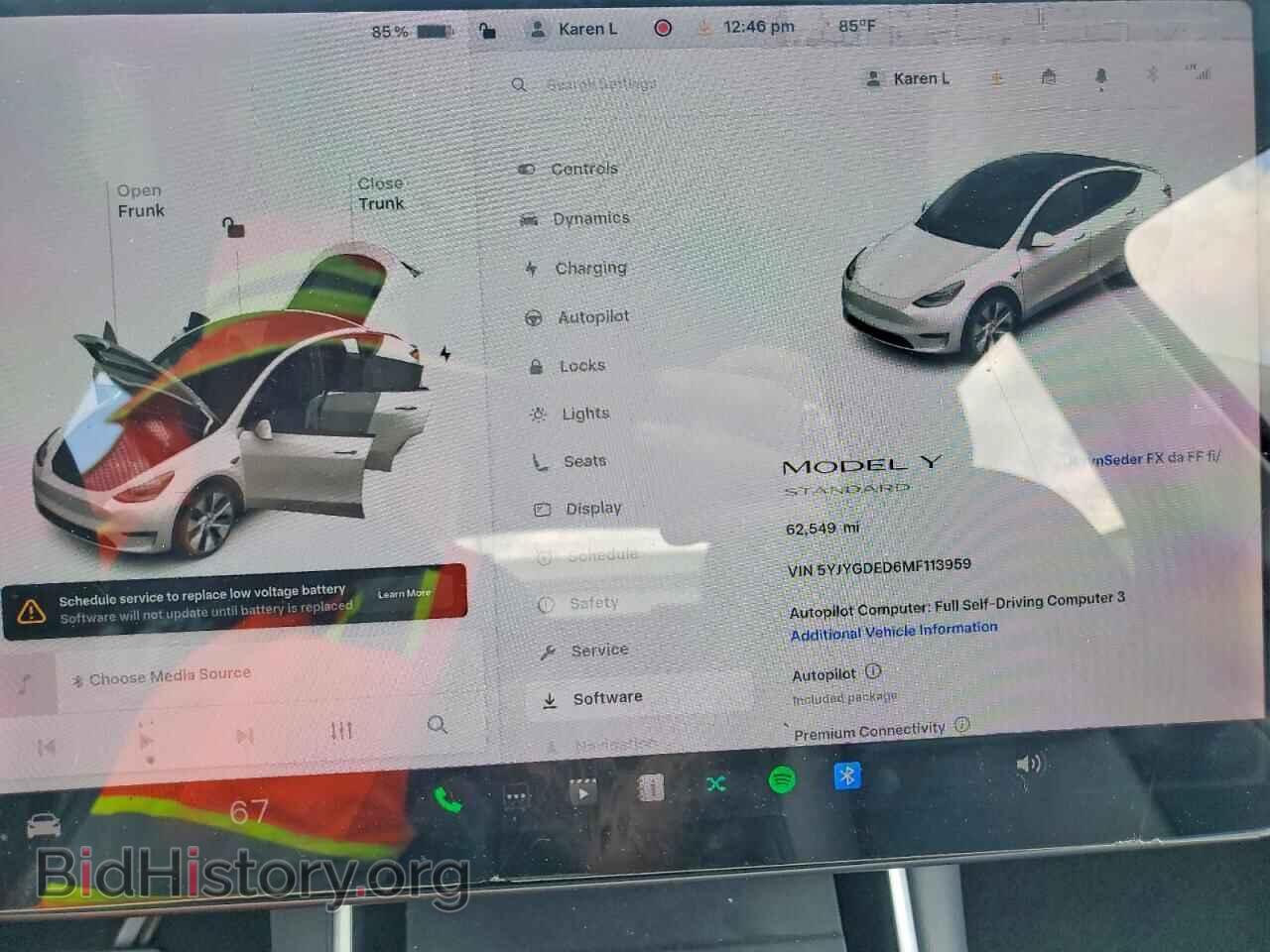 2021 TESLA MODEL Y - VIN: 5YJYGDED6MF113959 - Photo 9