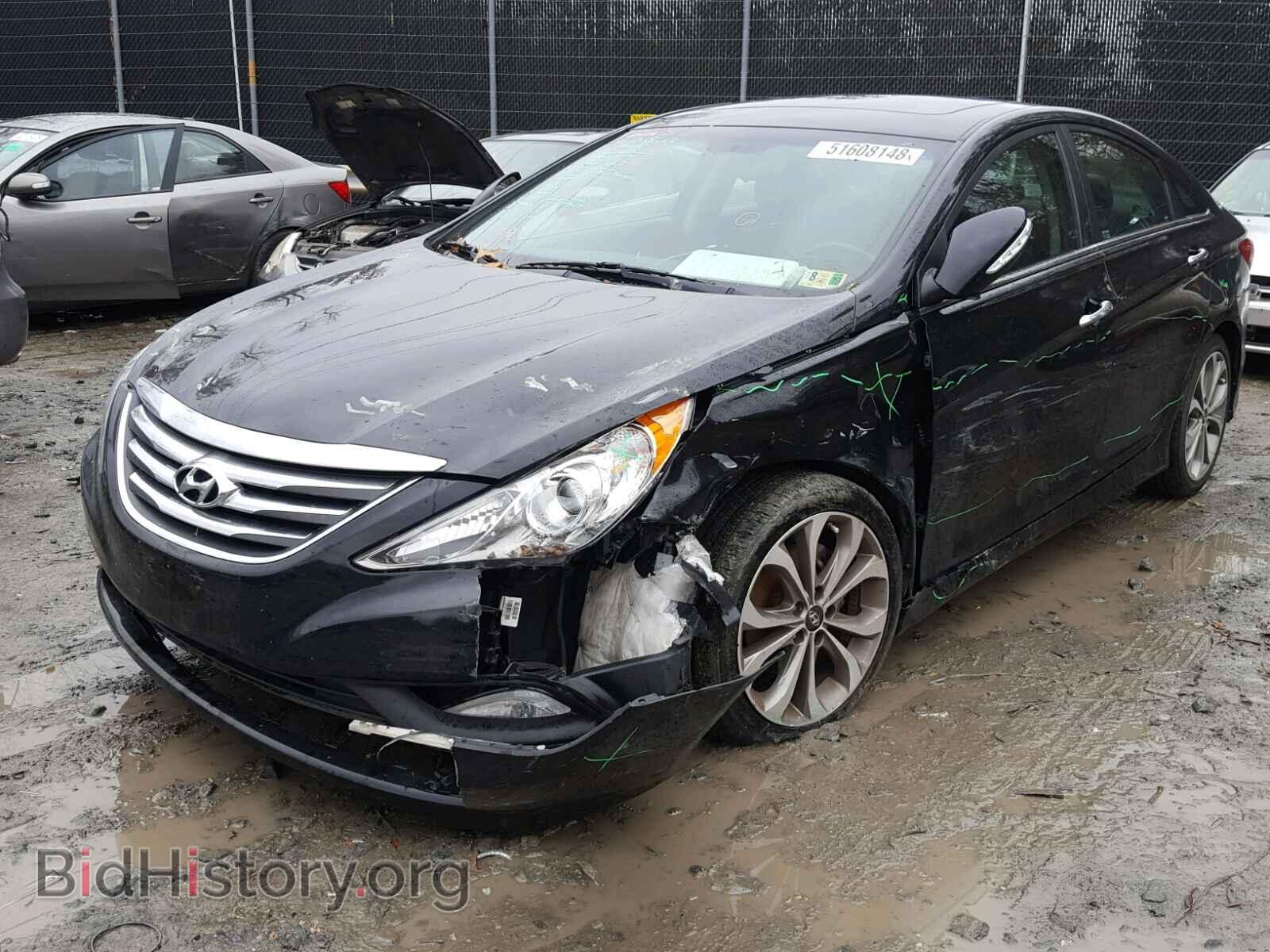 2014 HYUNDAI SONATA - VIN: 5NPEC4AC2EH827361 - Фото 2