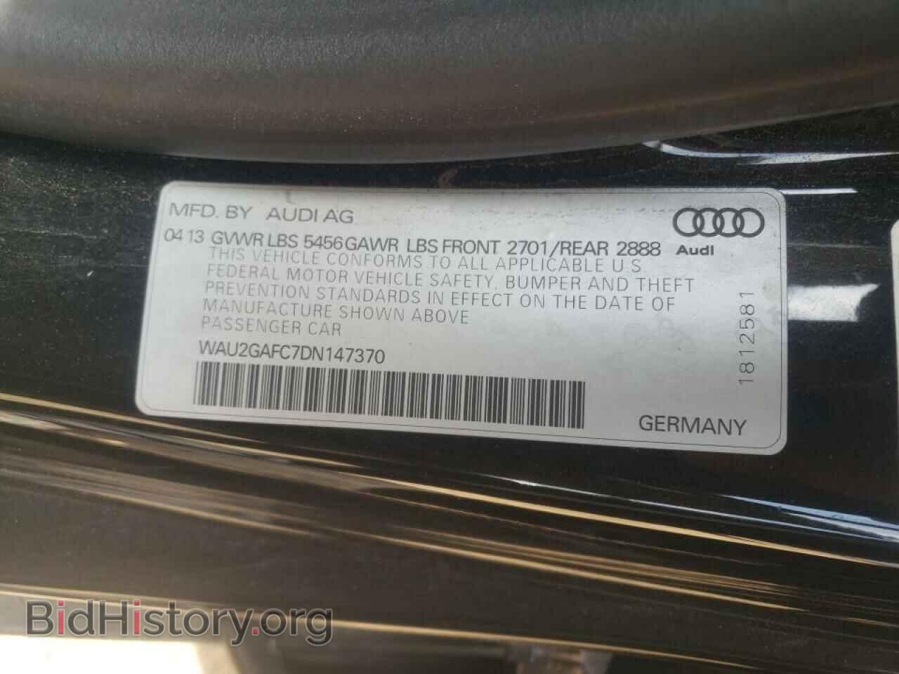 2013 AUDI A7 - VIN: WAU2GAFC7DN147370 - Photo 10