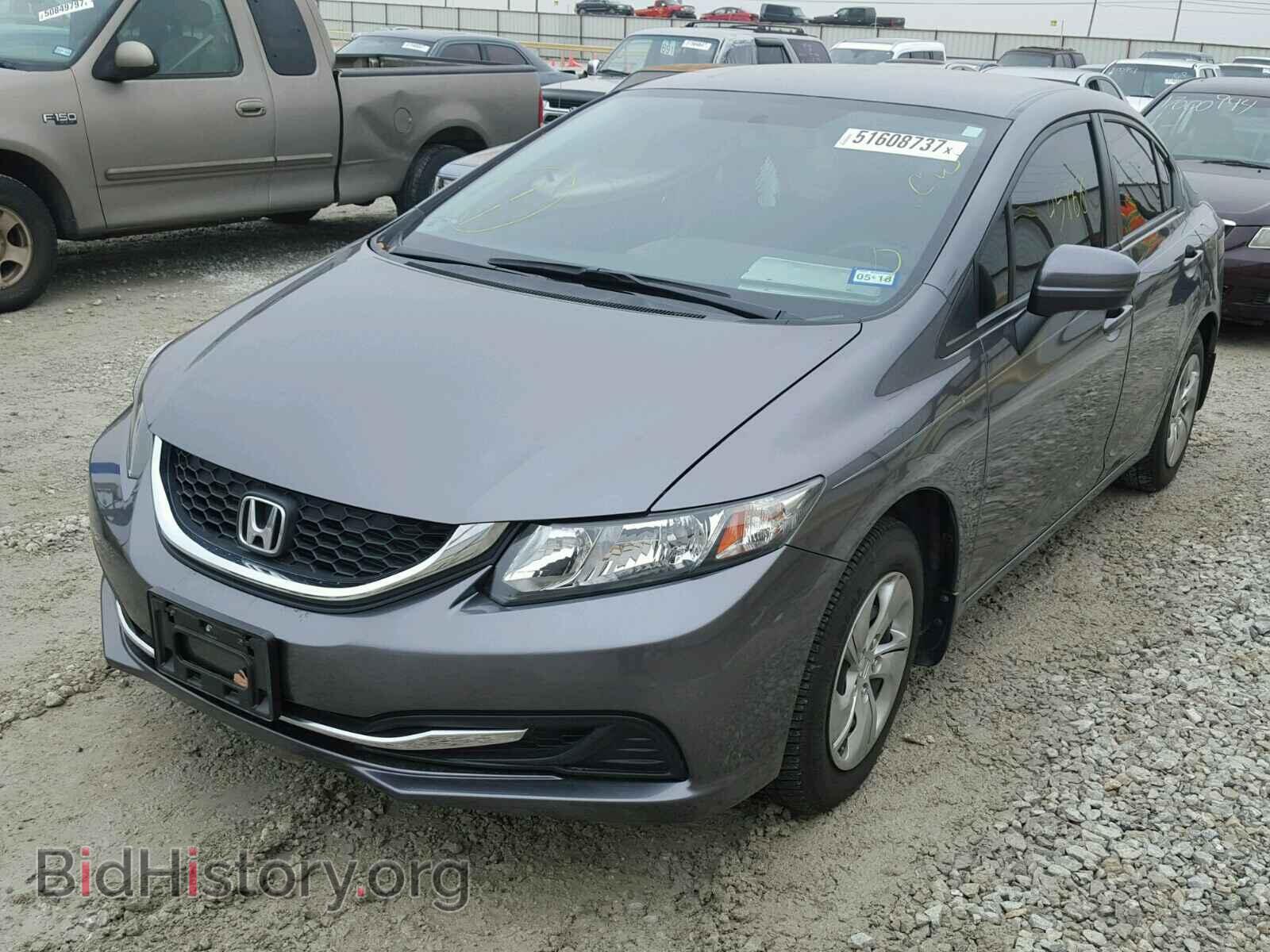 2014 HONDA CIVIC - VIN: 2HGFB2F56EH503426 - Фото 2