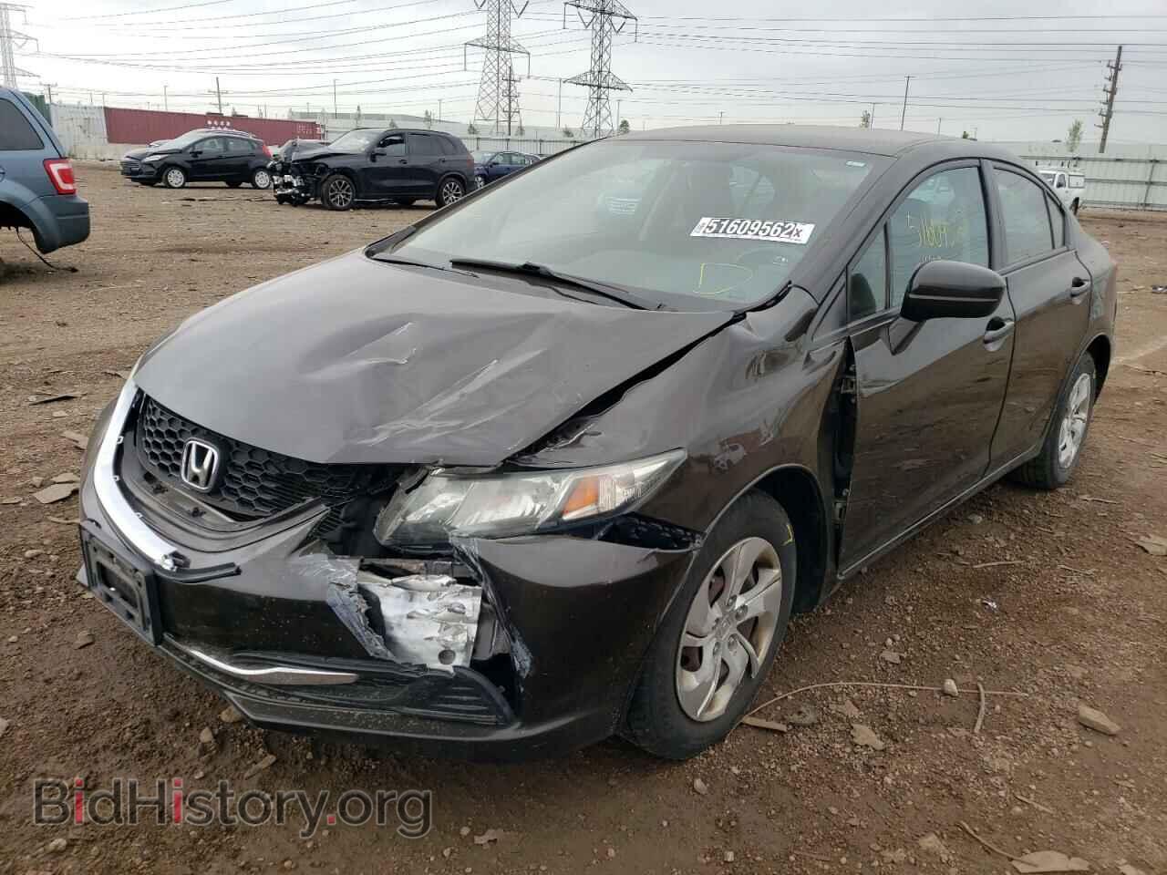 2014 HONDA CIVIC - VIN: 2HGFB2F53EH527635 - Фото 2
