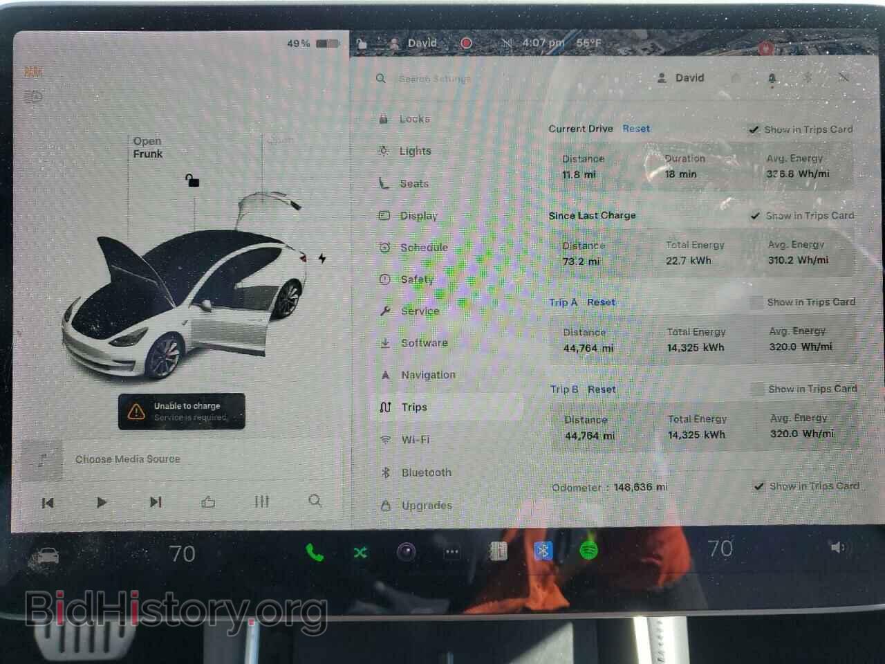 2018 TESLA MODEL 3 - VIN: 5YJ3E1EB5JF055822 - Фото 9